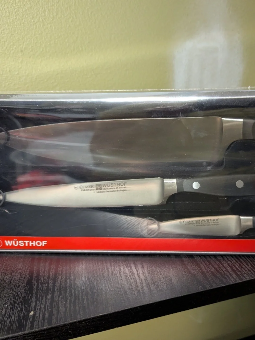Wusthof Classic 3-Piece Chef's Knife Set 200 Years Made in Solingen, Germany NIB